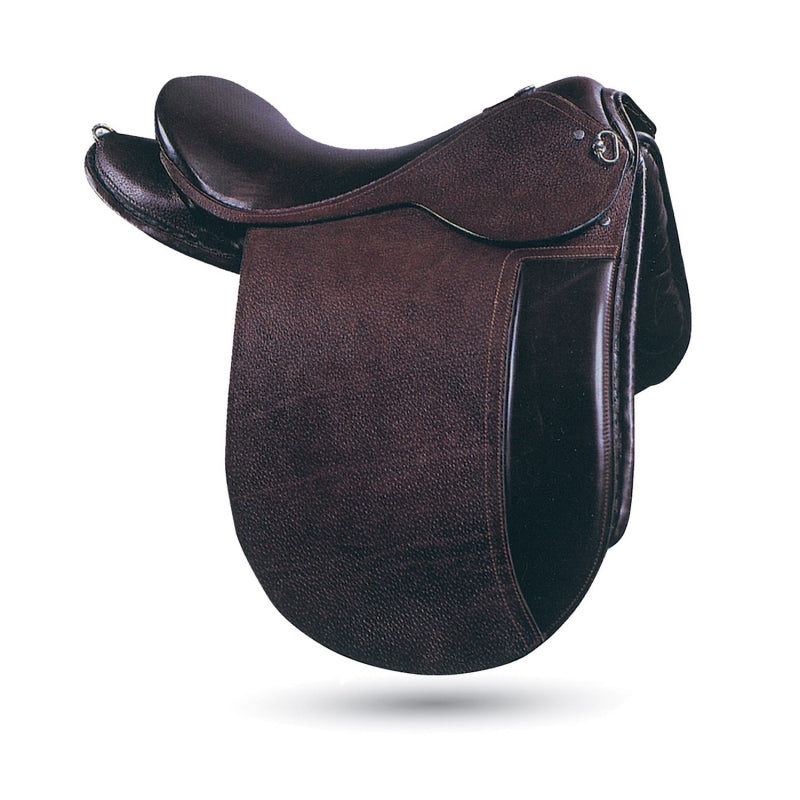 🐎 Deluxe Comfort Dressage Saddle – High-Quality Leather | Dark Brown