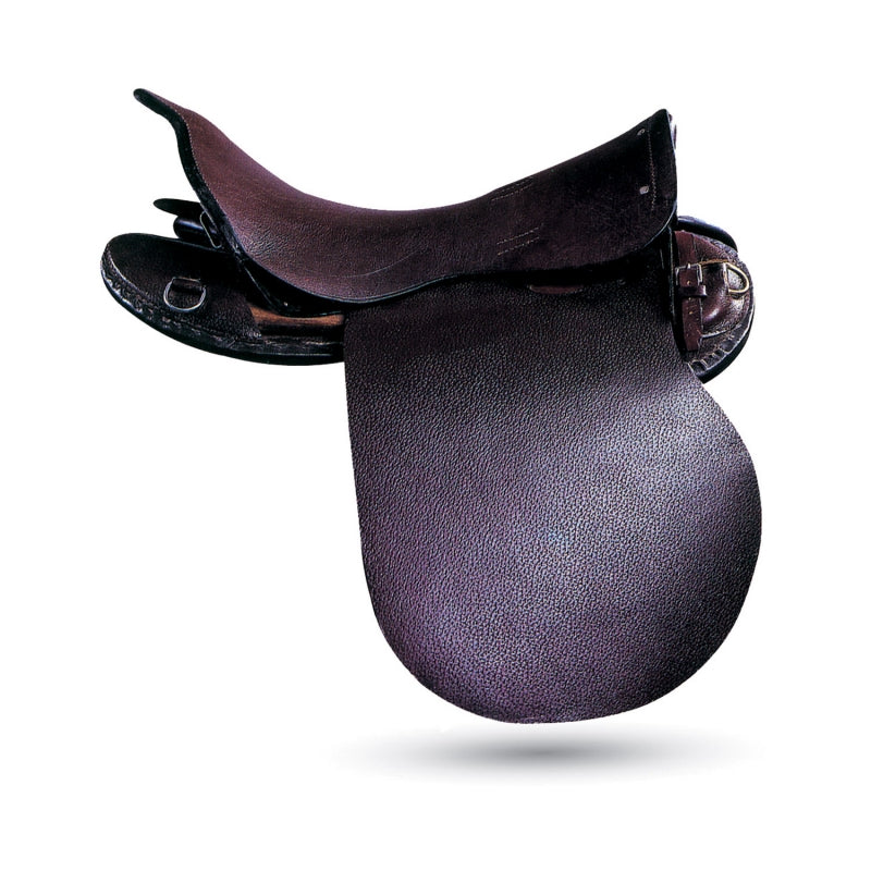 🐎 Premium Leather Horse Saddle – Dark Brown | All-Purpose Riding Saddle