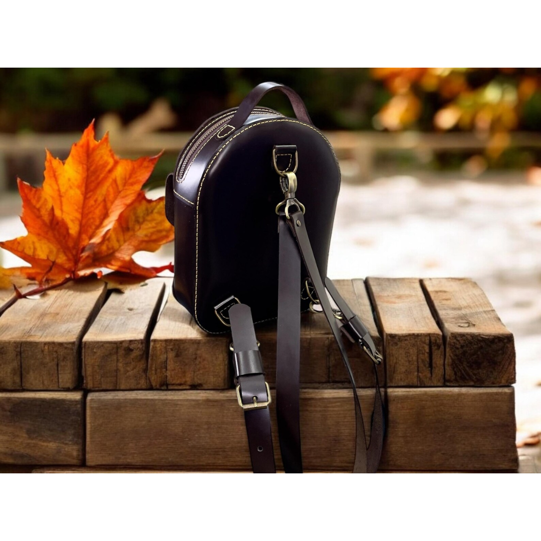 Leather Backpack PDF Pattern – DIY Handmade Women’s Backpack Digital Template