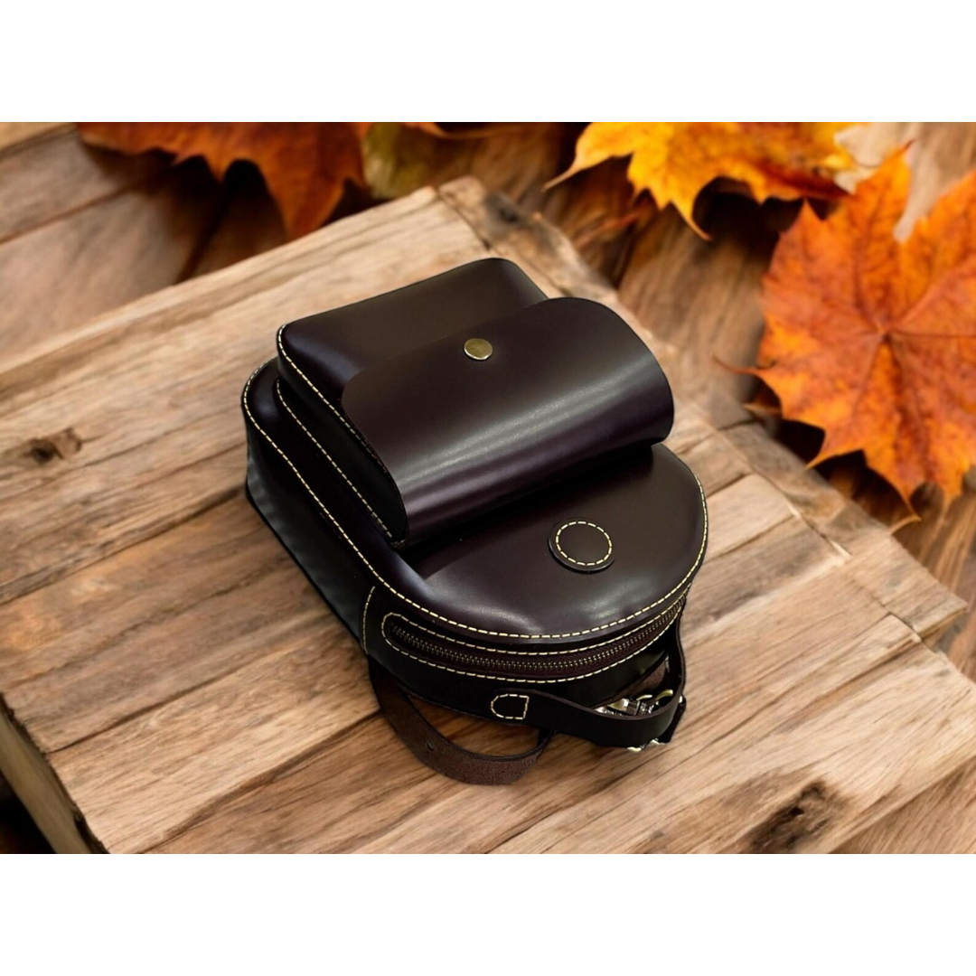 Leather Backpack PDF Pattern – DIY Handmade Women’s Backpack Digital Template