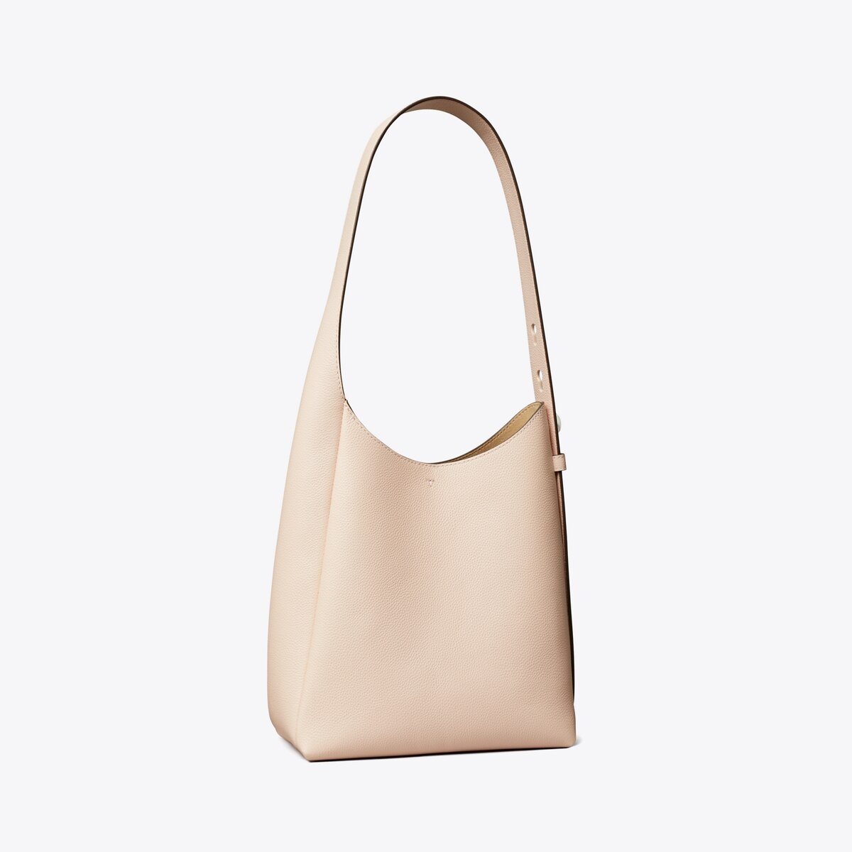 Tan Leather Shoulder Bag – Minimalist Hobo Tote