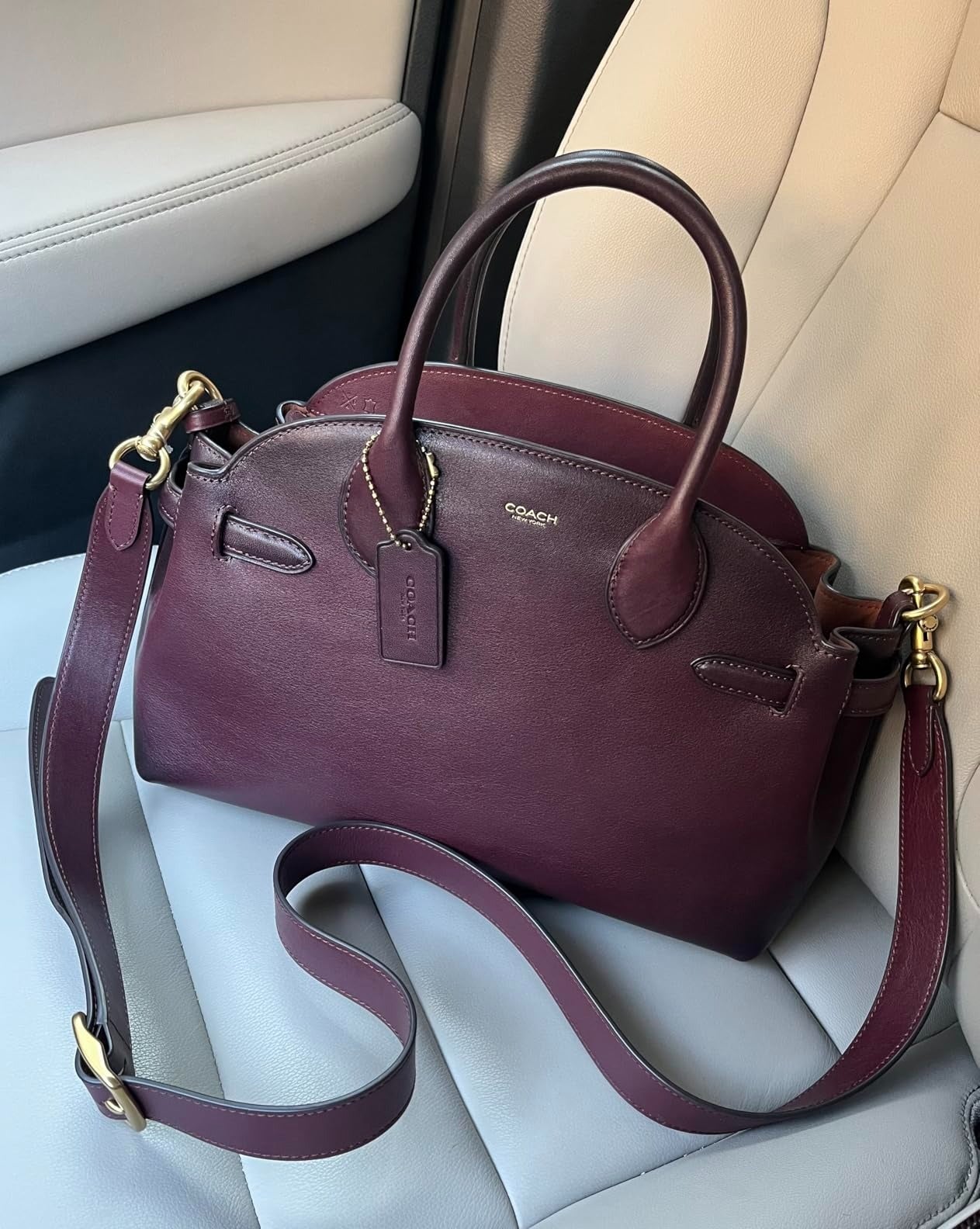 COACH Soft Empire Carryall Bag 40 In Loved Leather